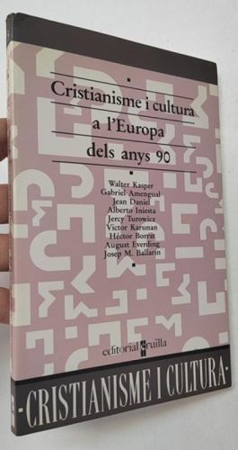 Portada del libro de Cristianisme i cultura a l'Europa dels anys 90