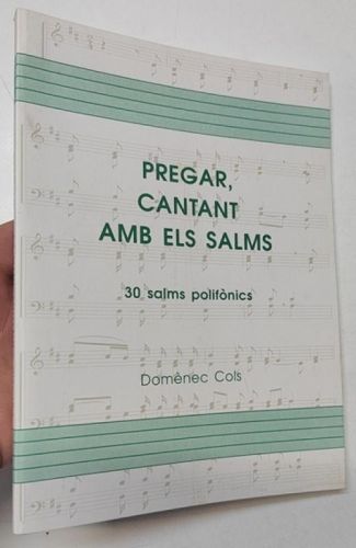 Portada del libro de Pregar, cantant amb els salms