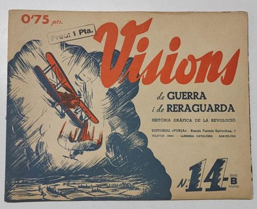 Portada del libro de Visions de guerra i de reraguarda. nº 14. Sèrie B