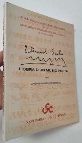 Portada del libro de Elisard Sala, l'obre d'un músic poeta
