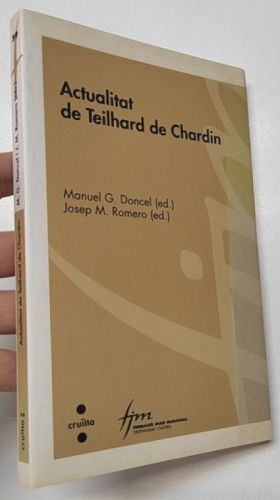 Portada del libro de Actualitat de Teilhard de Chardin