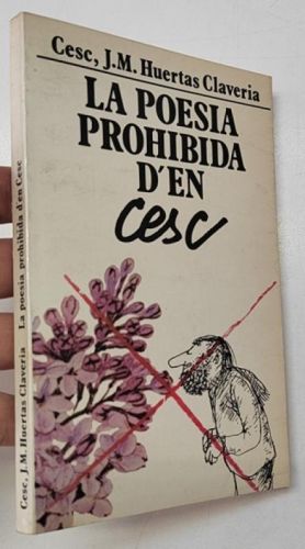 Portada del libro de La poesia prohibida d'en Cesc