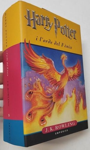 Portada del llibre de Harry Potter i l'orde del Fènix