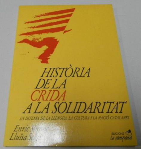 Portada del libro de Història de la Crida a la solidaritat