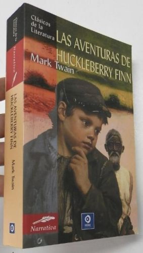 Portada del libro de Las aventuras de Huckleberry Finn