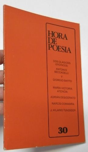 Portada del libro de Hora de poesía nº 30