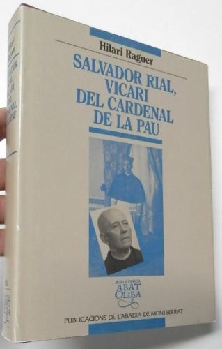 Portada del libro de Salvador Rial, vicari del Cardenal de la Pau