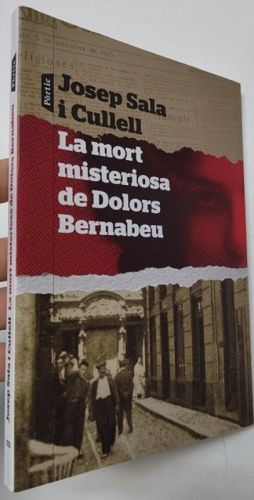 Portada del libro de La mort miseriosa de Dolors Bernabeu