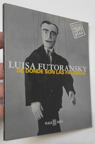 Portada del libro de De donde son las palabras