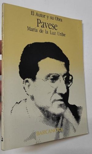 Portada del libro de El autor y su obra. Pavese