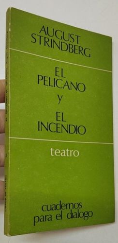 Portada del libro de El pelícano y el incendio