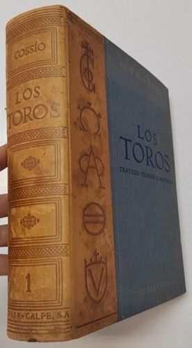 Portada del libro de Los toros. Tratado técnico e histórico. Tomo 1