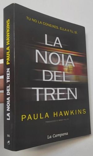 Portada del libro de La noia del tren