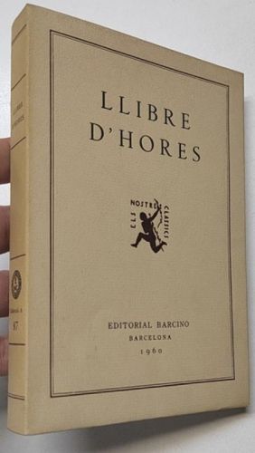 Portada del libro de Llibre d'hores (Editorial Barcino, 1960)
