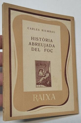 Portada del libro de Història abreujada del foc