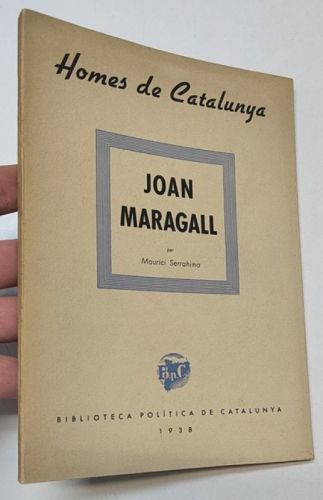 Portada del libro de Joan Maragall