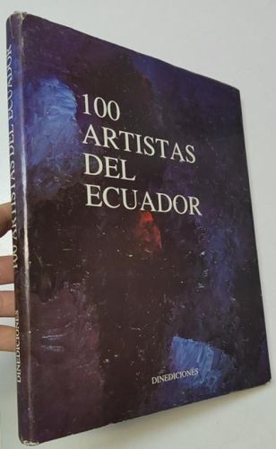 Portada del libro de 100 artistas del Ecuador