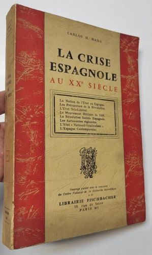 Portada del libro de La crise espagnole au XXe siècle