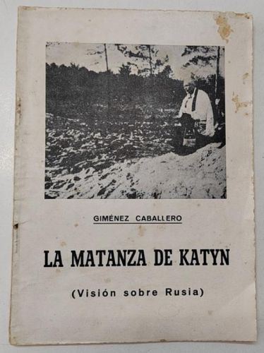 Portada del libro de La matanza de Katyn