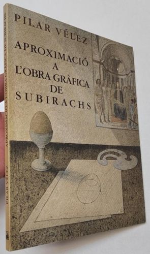 Portada del libro de Aproximació a l'obra gràfica de Subirachs