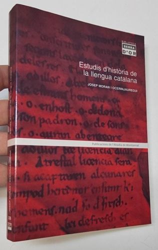 Portada del libro de Estudis d'història de la llengua catalana