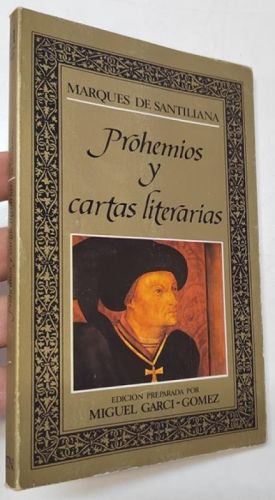 Portada del libro de Prohemios y cartas literarias