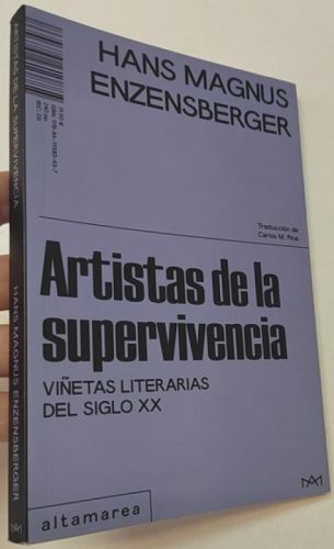 Portada del libro de Artistas de la supervivencia