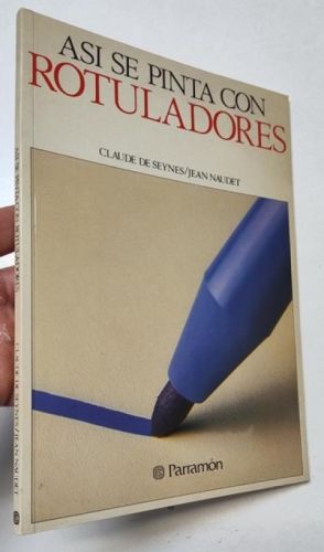 Portada del libro de Así se pinta con rotuladores