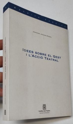 Portada del libro de Idees sobre el gest i l'acció teatral