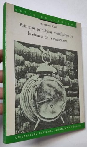 Portada del libro de Primeros principios metafísicos de la ciencia de la naturaleza