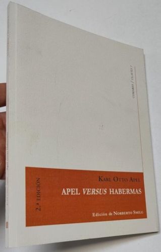 Portada del libro de Apel versus Habermas