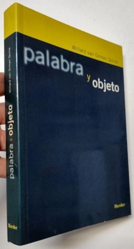 Portada del libro de Palabra y objeto