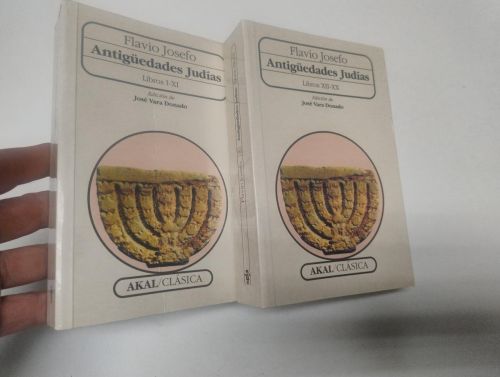 Portada del libro de Antigüedades Judías. Libros XII-XX