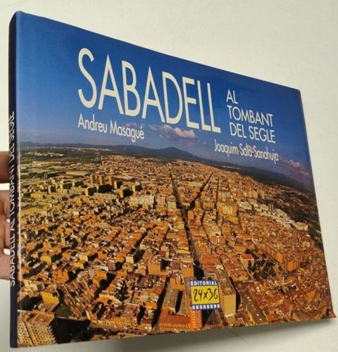 Portada del libro de Sabadell al tombant del segle
