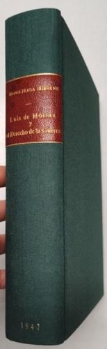 Portada del libro de Luis de Molina y el derecho de la guerra