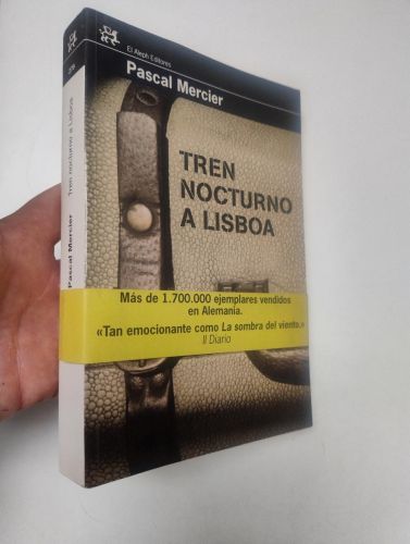 Portada del libro de Tren nocturno a Lisboa