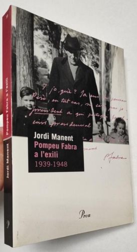 Portada del libro de Pompeu Fabra a l'exili. 1939-1948