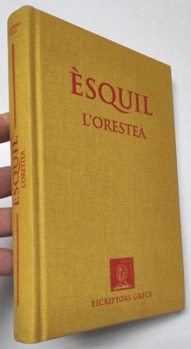 Portada del libro de L'Orestea (Edicions 62, 2011)