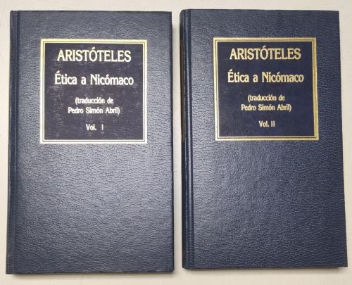 Portada del libro de Ética a Nicómaco