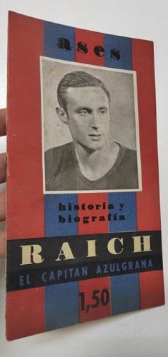 Portada del libro de Raich. El capitán azulgrana