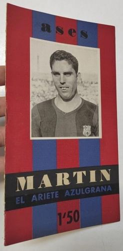 Portada del libro de Martín. El ariete azulgrana