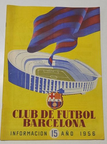 Portada del libro de Club de Fútbol Barcelona. 15. 1956