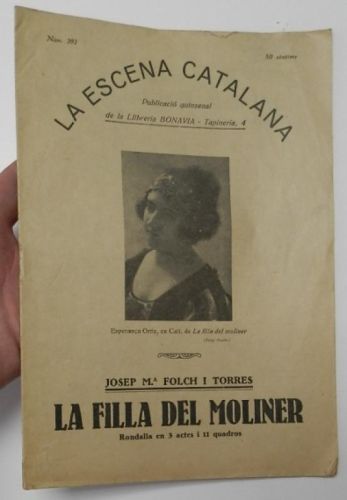 Portada del libro de LA ESCENA CATALANA. NÚMERO 393