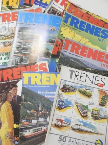 Portada del libro de Lote 18 revistas Trenes Hoy