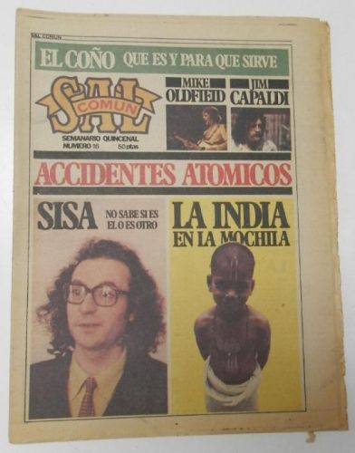 Portada del libro de SAL COMÚN Nº 16 (revista de humor)