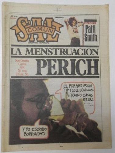 Portada del libro de SAL COMÚN Nº 7 (revista de humor)