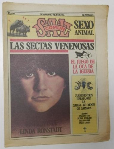 Portada del libro de SAL COMÚN Nº 10 (revista de humor)