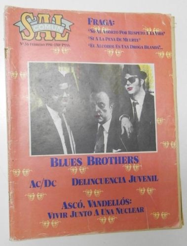 Portada del libro de SAL COMÚN Nº 36 (revista de humor)