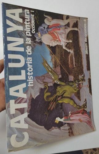Portada del libro de Catalunya. Història de la pintura. Occident I. Àlbum de cromos