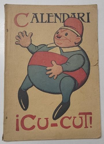 Portada del libro de CALENDARI ¡CU-CUT! PER A 1910